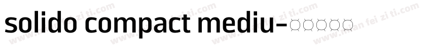 solido compact mediu字体转换